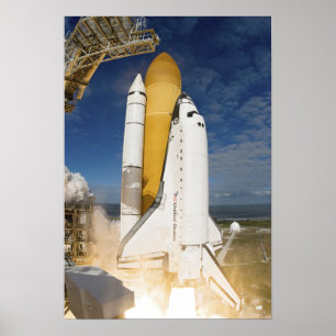 Pôster O vaivém espacial Atlantis tira 13