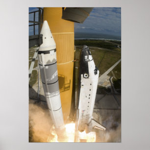 Pôster O vaivém espacial Atlantis tira 19