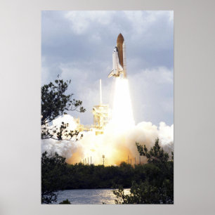 Pôster O vaivém espacial Atlantis tira 7