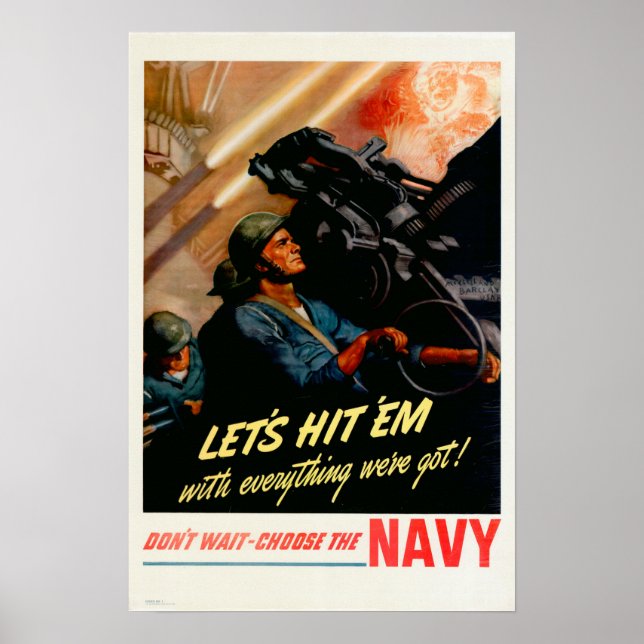 Poster O Vamos da WWII acertou-os com tudo o que temos! (Frente)
