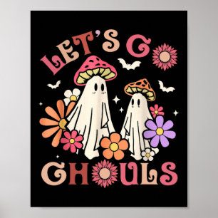 Poster O Vamos De Groovy Vai Ghouls Halloween, Roupa De F