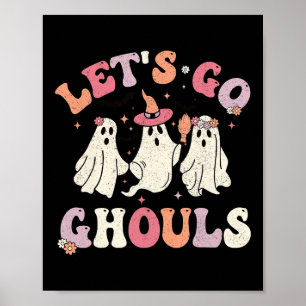 Poster O Vamos De Groovy Vai Ghouls Halloween, Roupa De F