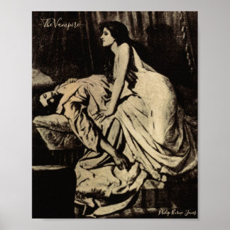 Poster O Vampiro (1897) - Philip Burne-Jones