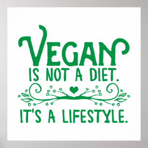 Poster O Vegan não é uma dieta
