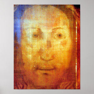 POSTER O VEIO DA VERÔNICA É O ROSTO SACRADO DE JESUS.