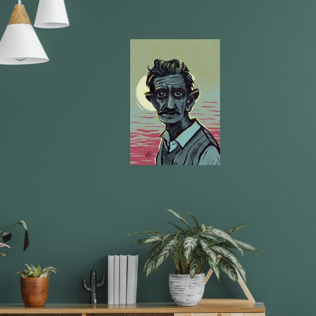 Poster O Velho da Pintura do Sol (Sala de Estar 1)