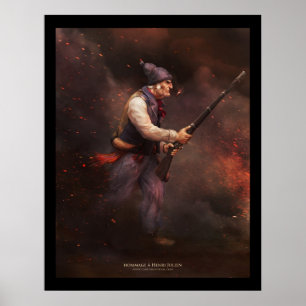 Poster O velho de 37, homenagem à Henri Julien