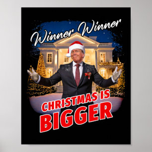Poster O vencedor do Natal é maior - Presidente Trum