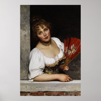 Poster O ventilador vermelho