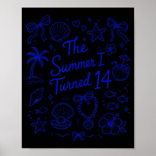 Poster O Verão em que Fiz 14 Aniversário na Praia Tropica