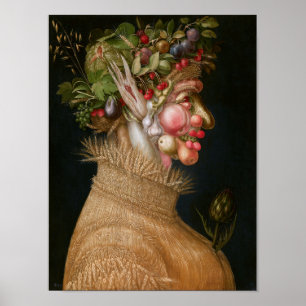 Poster O Verão, Giuseppe Arcimboldo, 1573