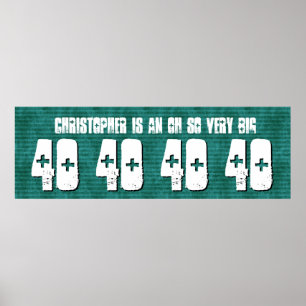 Poster O verde conhecido feito sob encomenda da bandeira