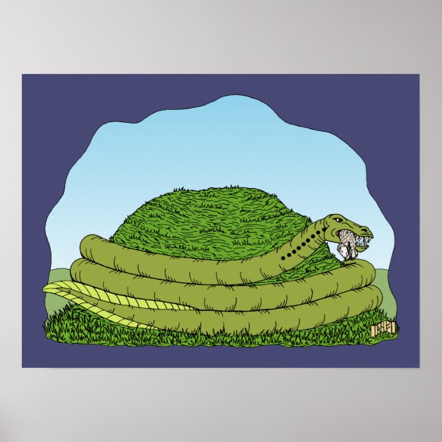 Poster O Verme Lambton (Frente)