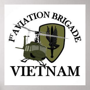 Pôster ø Veterinário Huey de Vietnam dos BDE dos AVN
