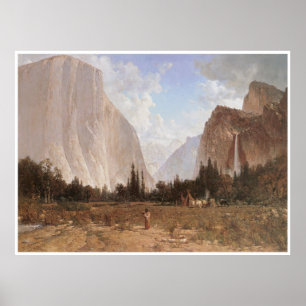 Poster O véu nupcial cai, Yosemite, C. 1870-84
