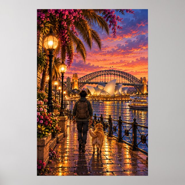 Poster O Viajante Sydney (Frente)