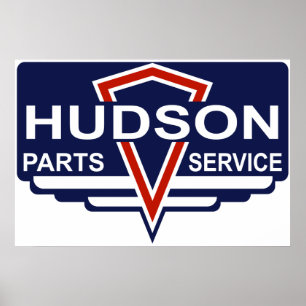 Poster O vintage Hudson parte o sinal