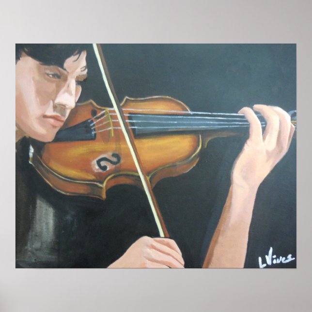 Poster O Violinista (Pintura) (Frente)