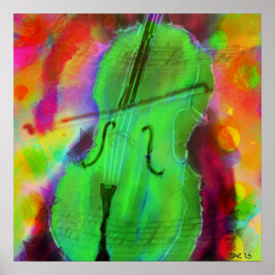 Pôster O violoncelo de Apple