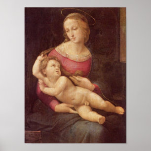 Pôster O Virgin (Bridgewater Madonna) por Raphael