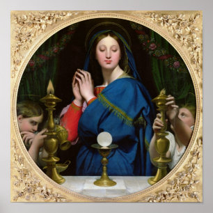 Pôster O Virgin do anfitrião, 1854