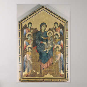 Pôster O Virgin e a criança na majestade