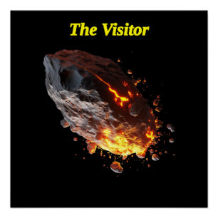 Pôster "O visitante", "Space Rock" de histórias do espaço