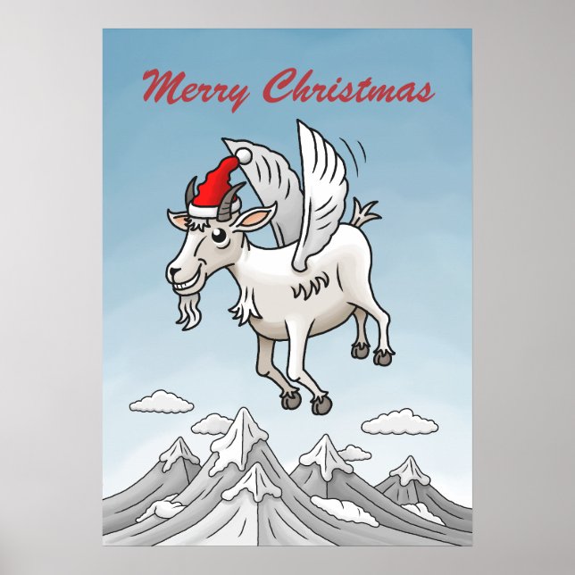 Poster O Voo do Bode de Natal (Frente)