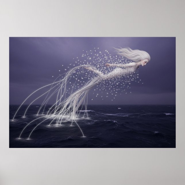 Poster O Vôo Etéreo do Espírito do Oceano (Frente)