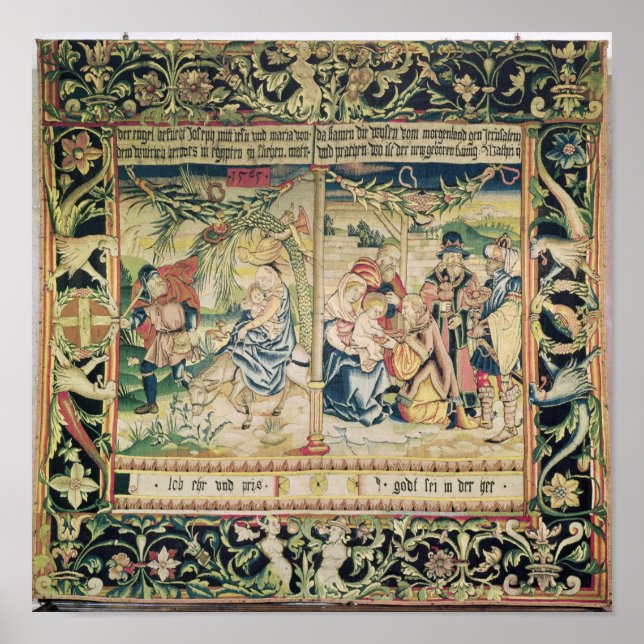 Pôster O voo para o Egito e a adoração de (Frente)