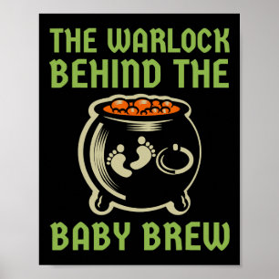 Poster O Warlock Por Trás Do Figurino De Halloween