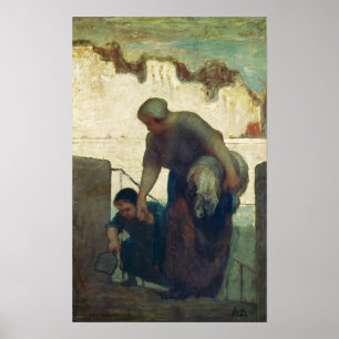 Poster O Washerwoman, c.1860-61
