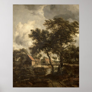 Pôster O Watermill, c.1660