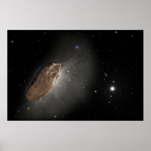 Poster O Wayward Interstellar Object Oumuamua.