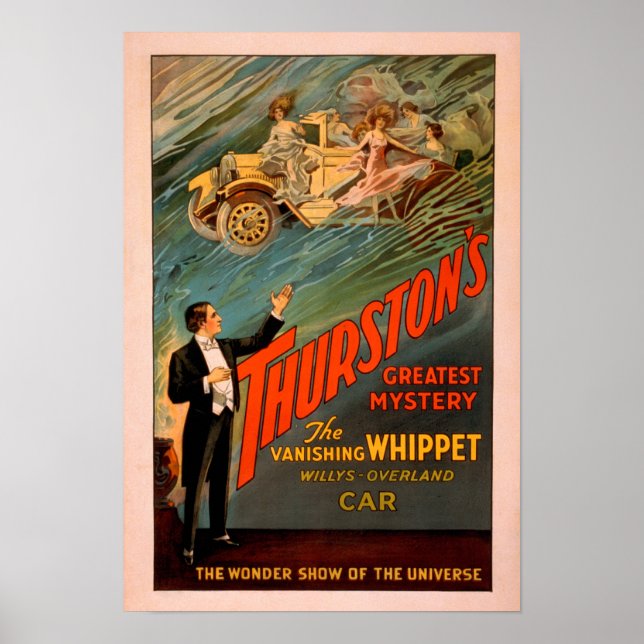 Pôster O Whippet Willys-Overland de Thurston a desaparece (Frente)
