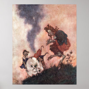 Poster O Wicked Hobgoblin por Edmund Dulac