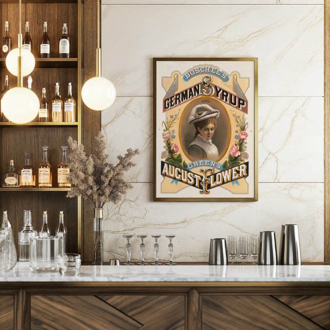 Poster O Xarope alemão de Boschee as flores de agosto ver (Criador carregado)