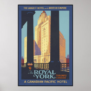Pôster O York real Toronto Canadá