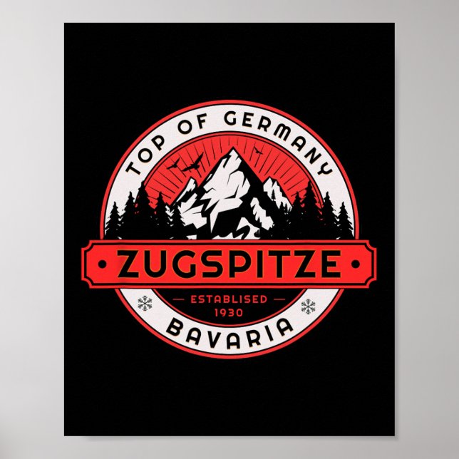 Poster O Zugspitze Ski Resort (Frente)