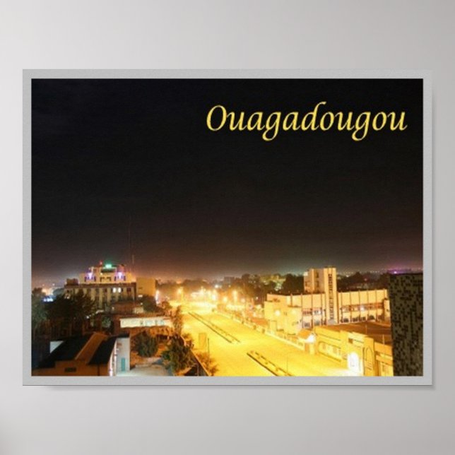 Poster Oagadougou - (Frente)