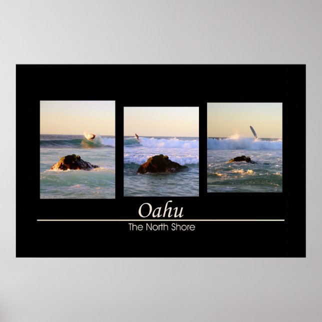 Pôster Oahu - A Costa Norte - Surfe (Frente)