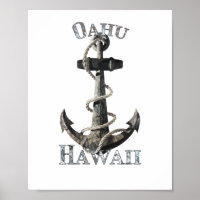 Oahu Hawaii Vacina Anchor Náutico À Vela