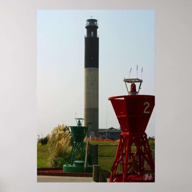 Poster Oak Island Light and Buoys (Frente)
