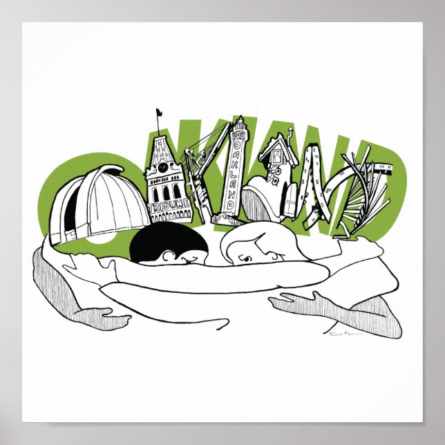 Pôster Oakland (Frente)