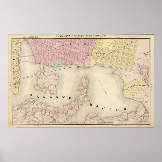 Pôster Oakland, vizinhança 6 (Frente)