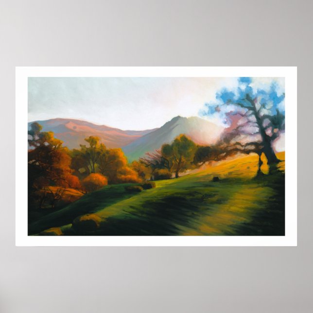 Poster Oaks em Poly Canyon (Frente)