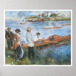 Poster Oarsmen em Chatou, Pierre-Auguste Renoir 1879