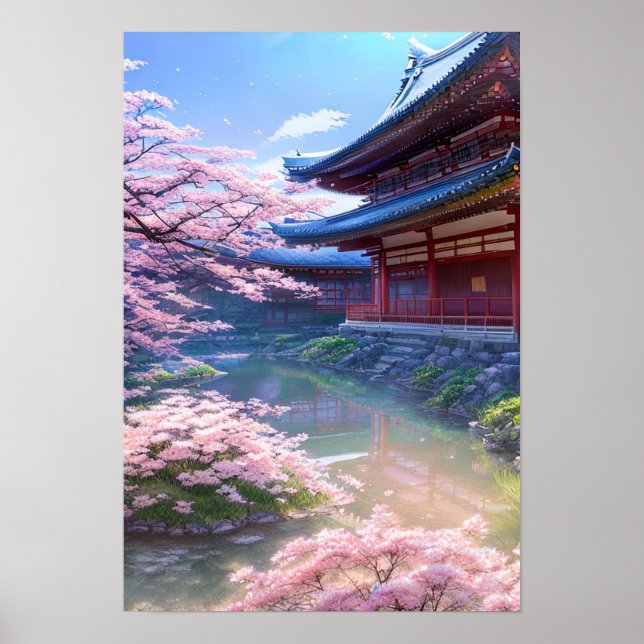 Poster Oasis atrás do Templo (Frente)