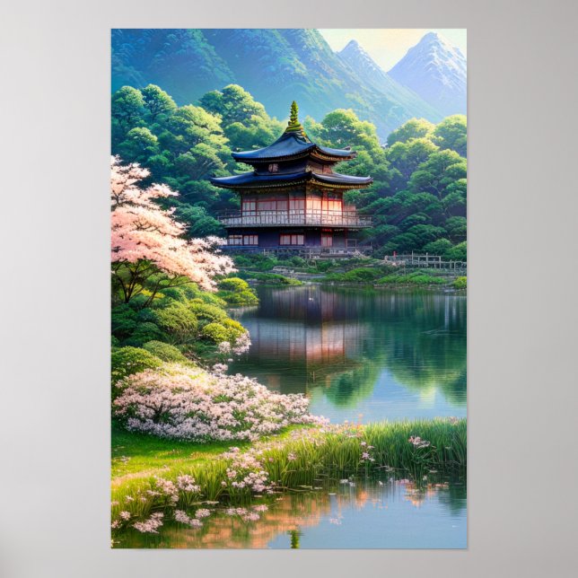 Poster Oásis Mítica na Floresta (Frente)