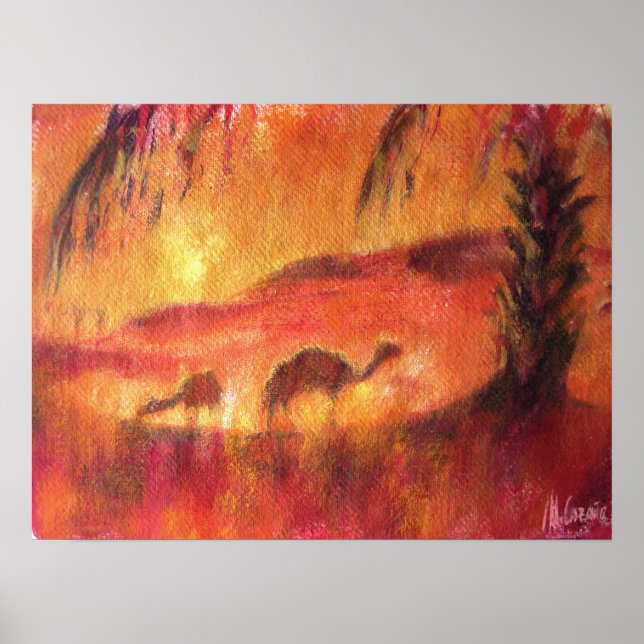 Pôster Oásis no Saara (Frente)